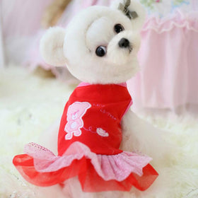 Cute Dog Dress Apparel