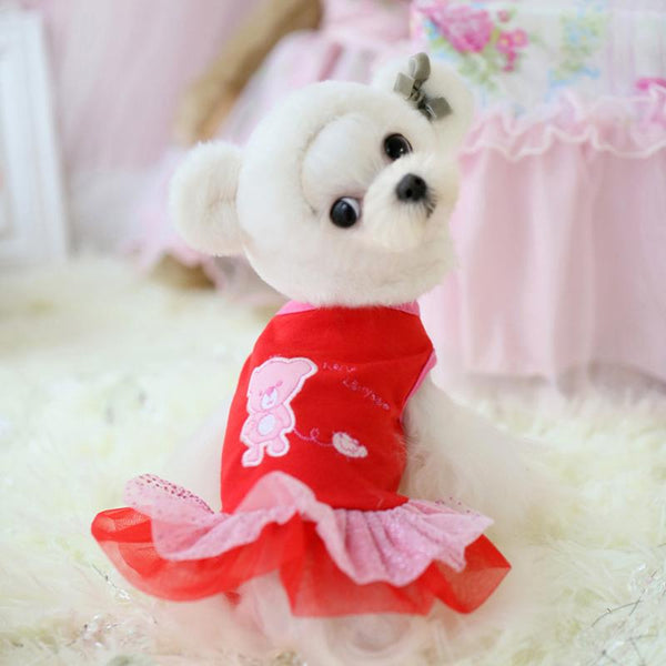 Cute Dog Dress Apparel