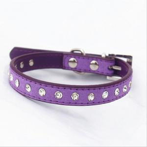Rhinestone Collar For Teacup Puppies