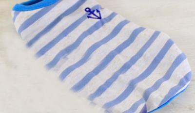 Sailor Anchor Clothing For Teacup Puppy